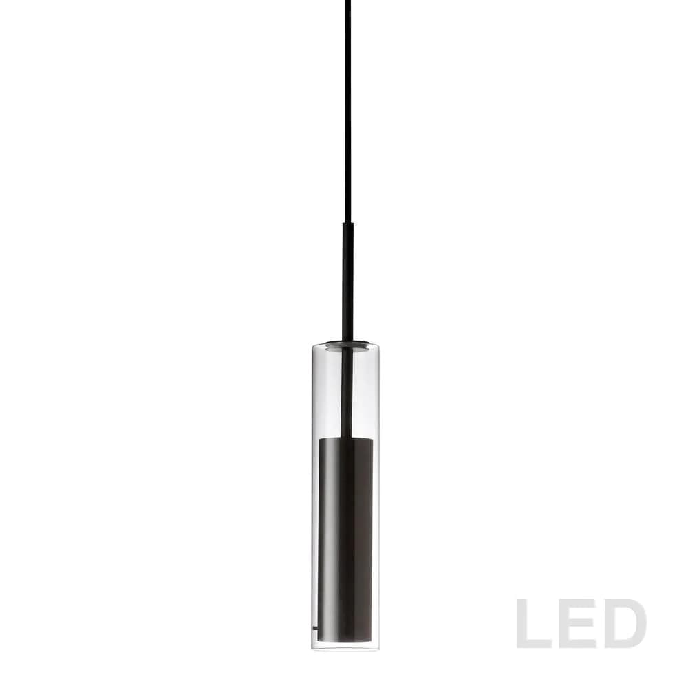 image-6W Pendant, Black Finish