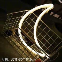 image-Amazon cross-border explosion of LED neon lights with lightning love shape lights Christmas bar decoration lights
