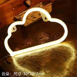 image-Amazon cross-border explosion of LED neon lights with lightning love shape lights Christmas bar decoration lights