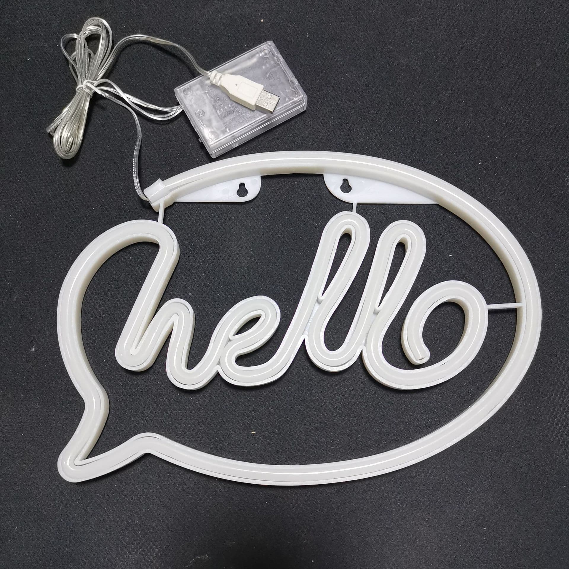 image-Amazon cross-border explosion of LED neon lights with lightning love shape lights Christmas bar decoration lights