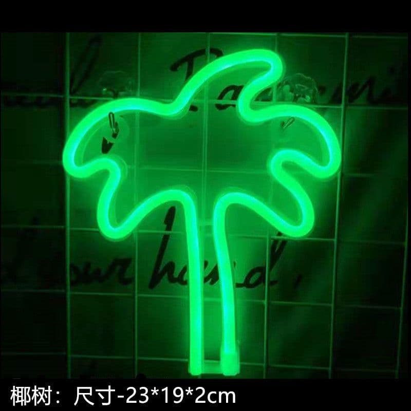 image-Amazon cross-border explosion of LED neon lights with lightning love shape lights Christmas bar decoration lights