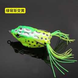 image-Lei Frog Lei Qiang Luya Bait Five Sets of Fake Bait Double Hooks Black Bait Blackfish Fishing Tackle Factory Wholesale