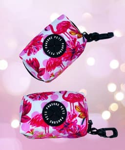 image-WASTE BAG HOLDER-HAWAII FLAMINGO