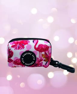 image-WASTE BAG HOLDER-HAWAII FLAMINGO