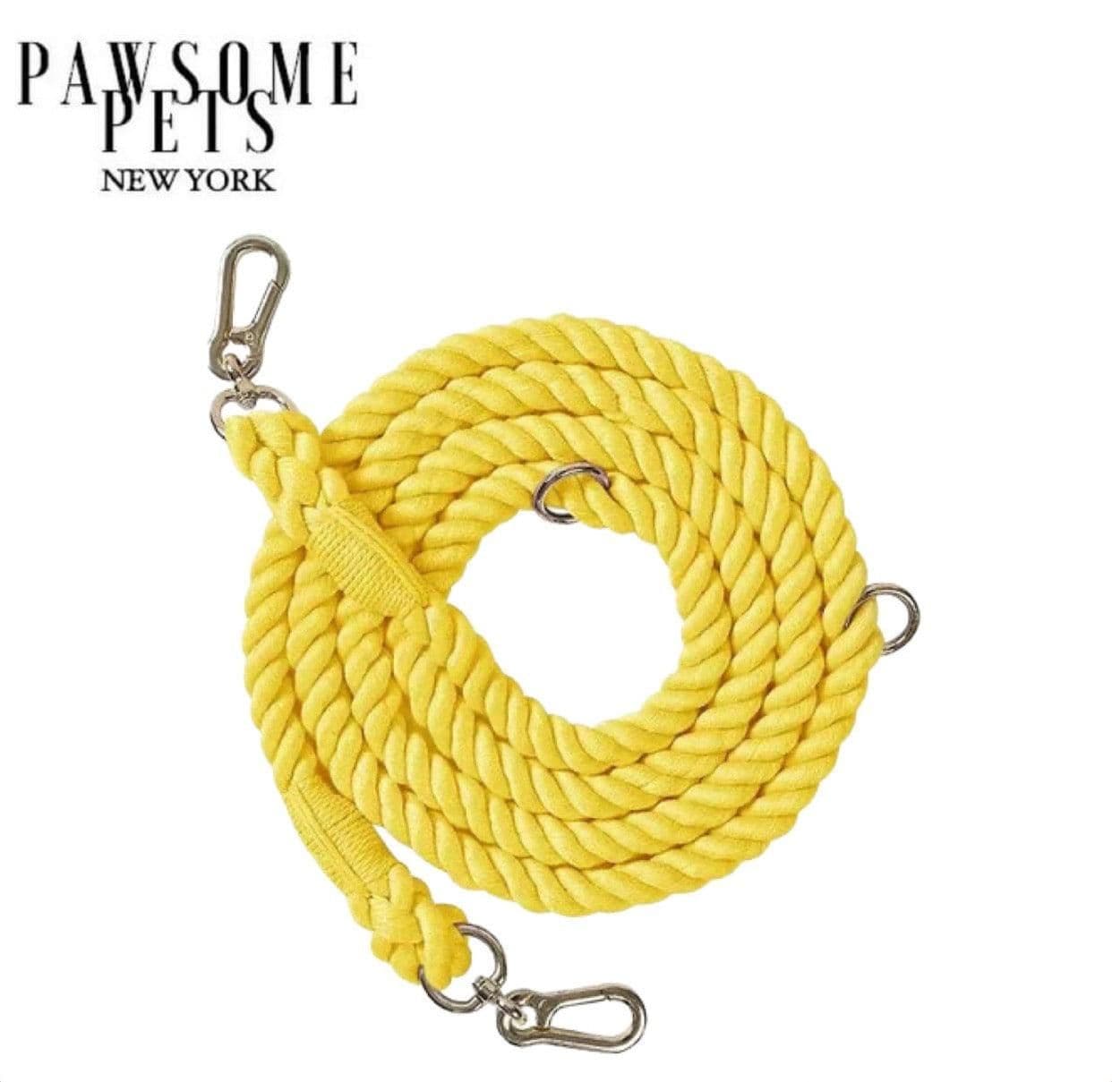 image-HANDS FREE DOG ROPE LEASH - AUTUMN GARDEN