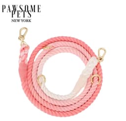 image-HANDS FREE DOG ROPE LEASH - STRAWBERRY LOVE
