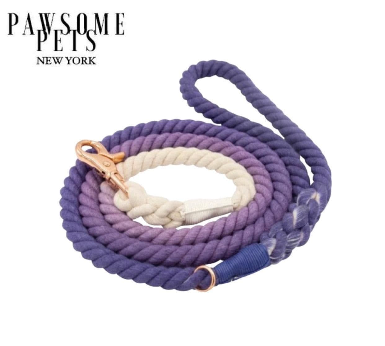image-ROPE LEASH - OMBRE PURPLE