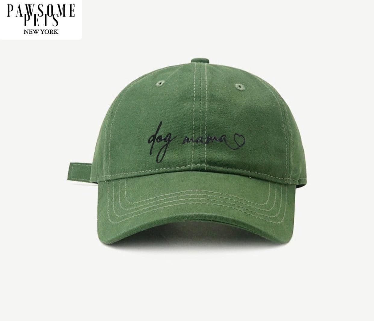 image-DOG MOM HAT - OLIVE GREEN