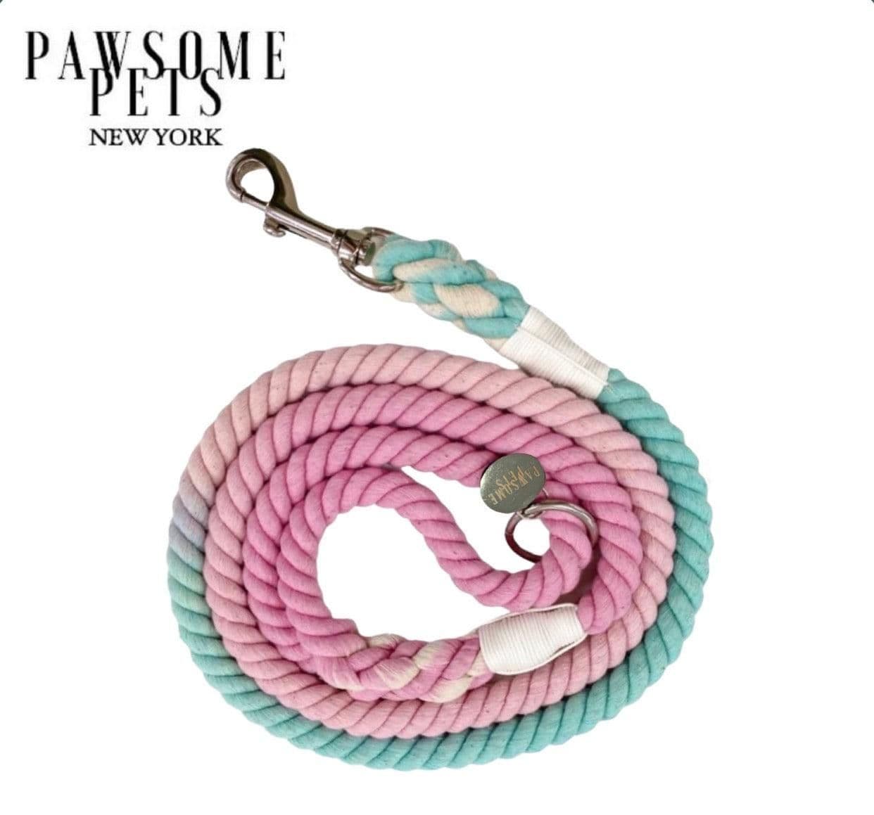 image-ROPE LEASH - OMBRE MOON BLUE PINK