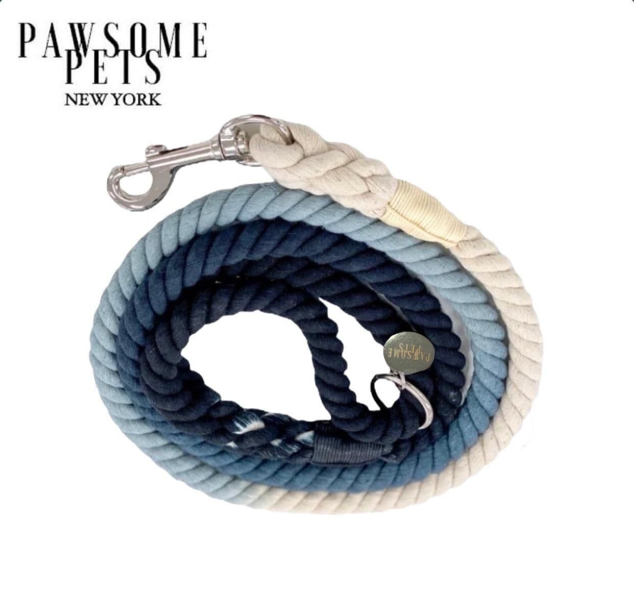 image-ROPE LEASH - OMBRE DARK BLUE