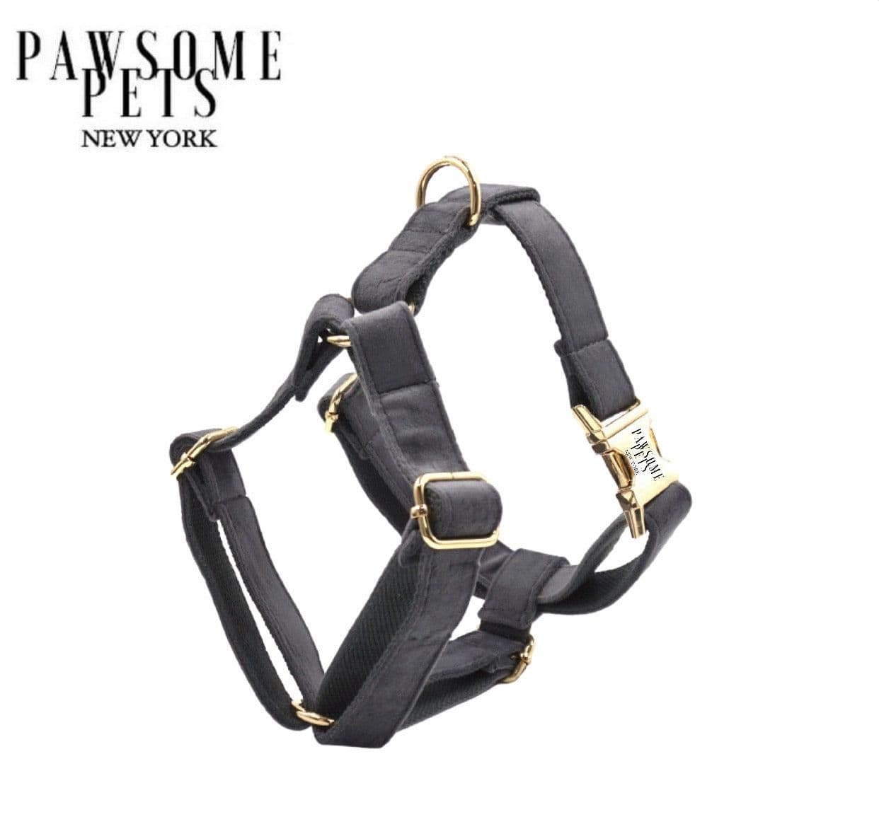 image-STEP IN HARNESS - DARK GREY