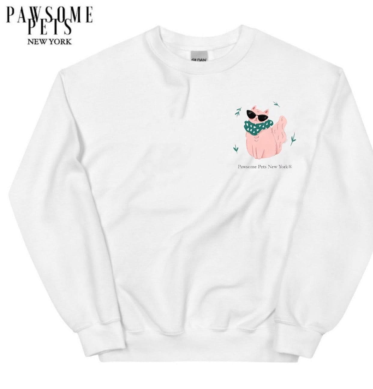 image-SWEATSHIRT - JOYFUL CAT(UPPER RIGHT)