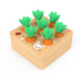 image-Baby Pulling Carrot Toys, Children’s Educational Intelligence, Putting Carrots Game 1-2-3-4-5-6 Years Old Girl Male