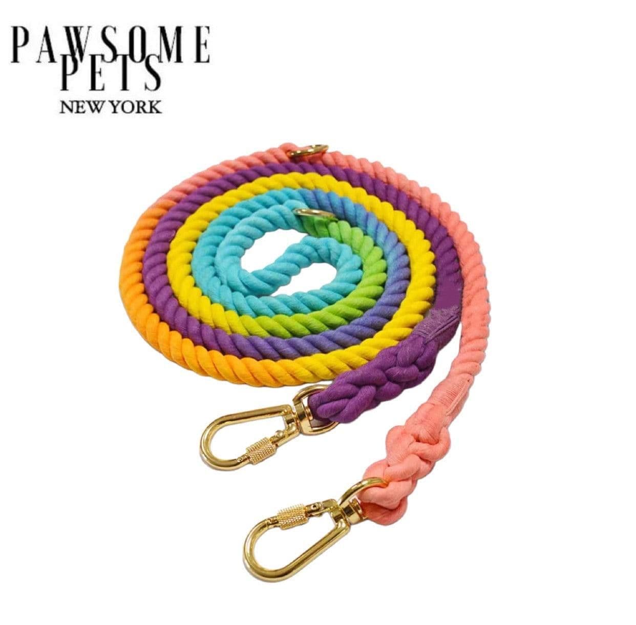 image-HANDS FREE DOG ROPE LEASH - PASTEL