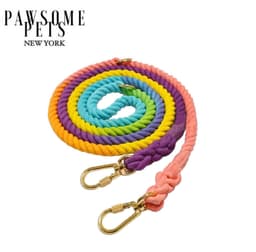 image-HANDS FREE DOG ROPE LEASH - PASTEL