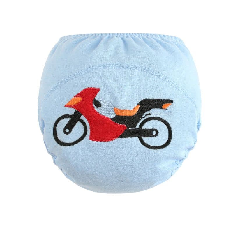 image-Cloth Diaper Pull-Up Pants - Cotton 1-3Y Goldfish