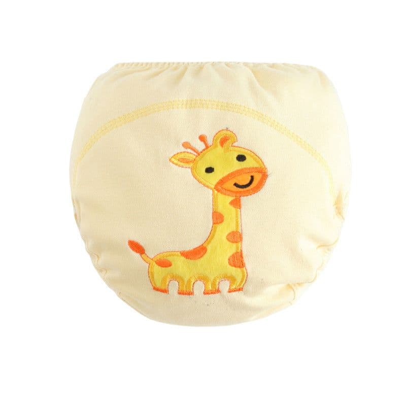 image-Cloth Diaper Pull-Up Pants - Cotton 1-3Y Goldfish