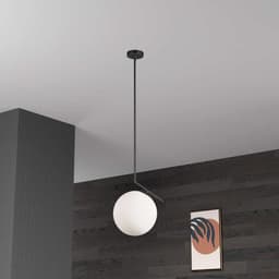 image-1LT Pendant, MB finish, Opal Glass