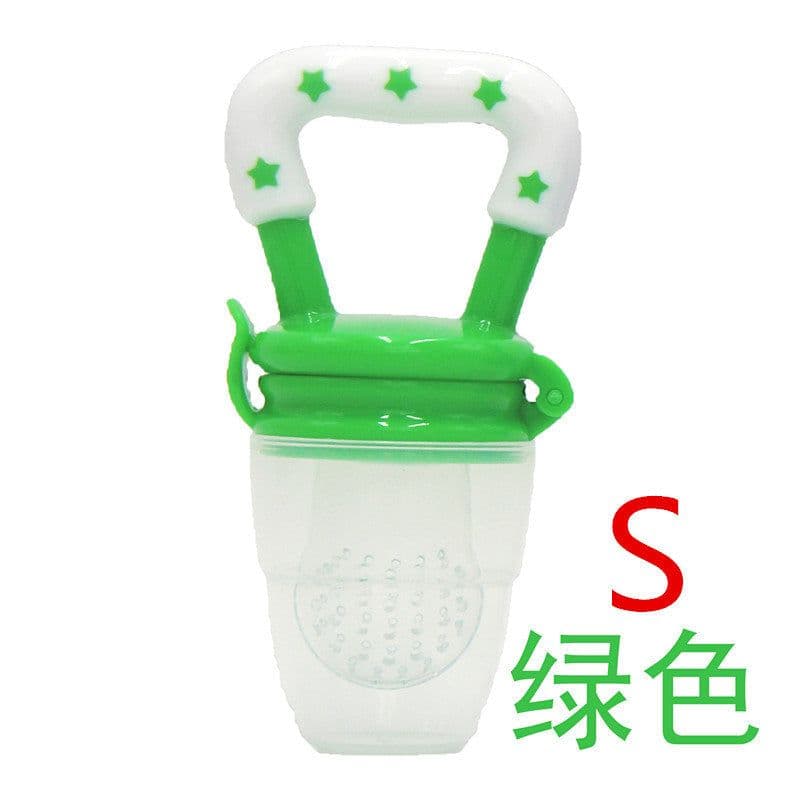 image-Factory wholesale baby fruit and vegetable music rubberized pacifier bite bite bite bag baby food supplement feeding device
