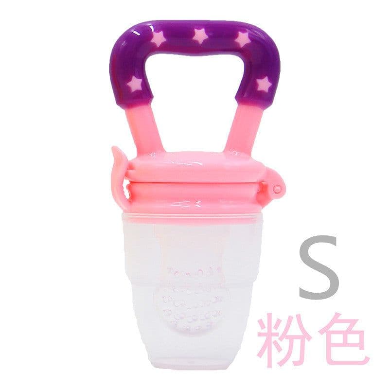 image-Factory wholesale baby fruit and vegetable music rubberized pacifier bite bite bite bag baby food supplement feeding device