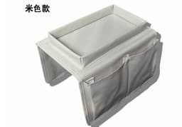 image-New lazy sofa armrest storage bag, foldable Oxford cloth 4 grid storage bag factory direct sales