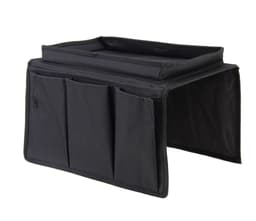 image-New lazy sofa armrest storage bag, foldable Oxford cloth 4 grid storage bag factory direct sales