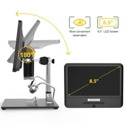 image-Andonstar AD208S 8.5 Inch LCD 5X-1200X Digital Microscope 1280*800