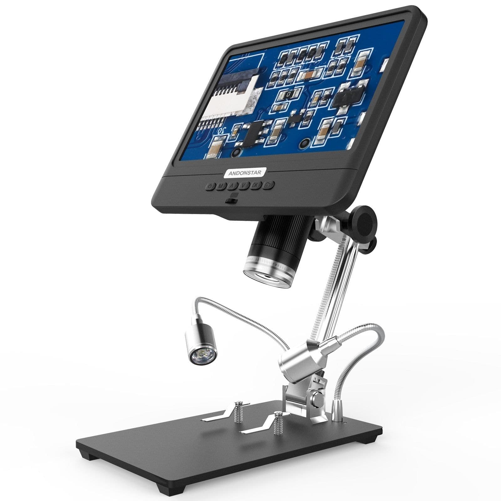 image-Andonstar AD208S 8.5 Inch LCD 5X-1200X Digital Microscope 1280*800