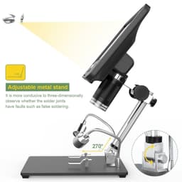 image-Andonstar AD208S 8.5 Inch LCD 5X-1200X Digital Microscope 1280*800