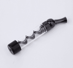 image-Direct supply dry burning universal mouth spiral atomizer t5 mini glass twisty blunt dry herb
