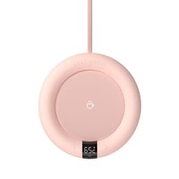 image-Sanhuo creative 55 degrees constant temperature touch three-speed timing heating coaster milk warmer ceramic cup warm water coaster