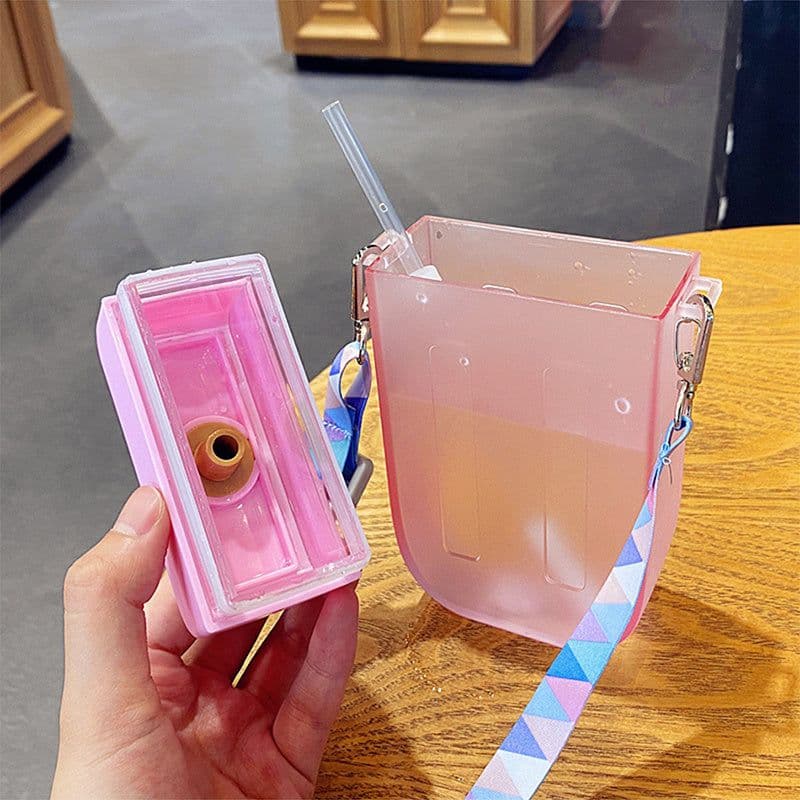 image-Popsicle-shaped plastic water cup
