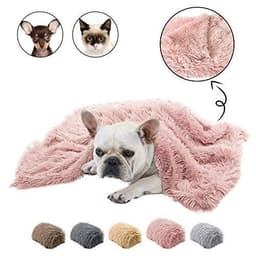 image-Plush pet mat, double-layer pet blanket, golden retriever, large, medium and small dog mat, cat blanket, warm and comfortable