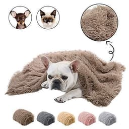 image-Plush pet mat, double-layer pet blanket, golden retriever, large, medium and small dog mat, cat blanket, warm and comfortable