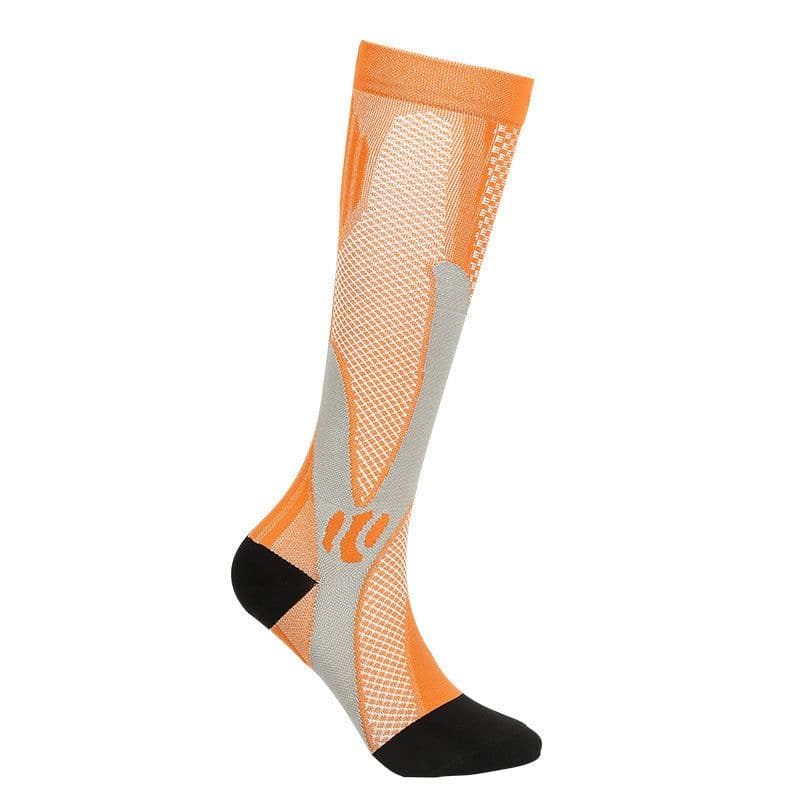 image-Socks wholesale compression socks long tube compression socks men's thin wicking adult sports outdoor socks