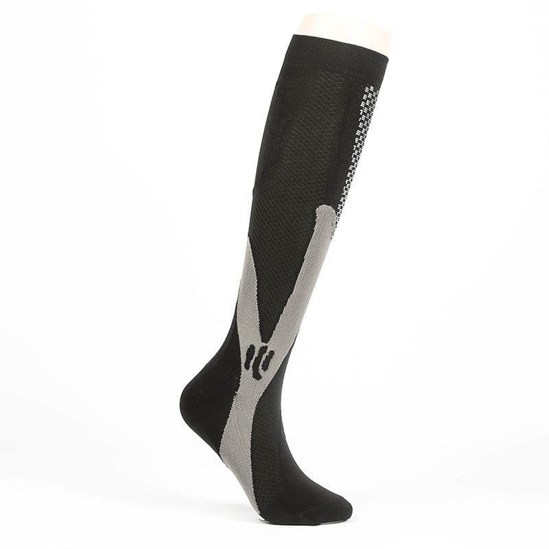 image-Socks wholesale compression socks long tube compression socks men's thin wicking adult sports outdoor socks