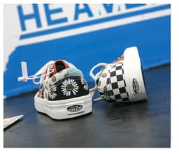 image-2020 autumn new plaid retro color matching shoes men and women low-cut couple shoes net red ins tide canvas shoes