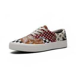image-2020 autumn new plaid retro color matching shoes men and women low-cut couple shoes net red ins tide canvas shoes