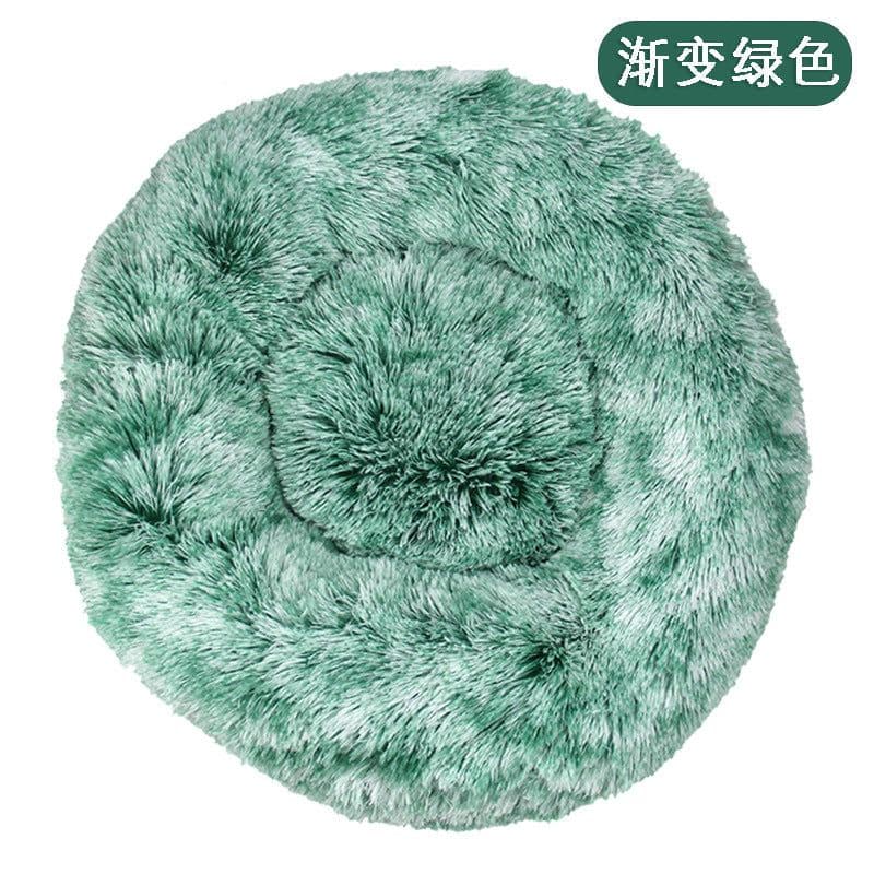 image-Factory direct cat litter kennel plush round dog bed warm pad pet litter dog pad supplies wholesale