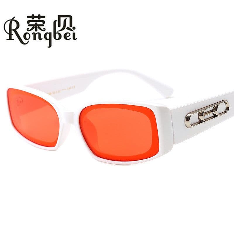 image-Personalized new small frame sunglasses, European and American atmosphere, cool trend, street shooting, plastic frame glasses sunglasses 6920