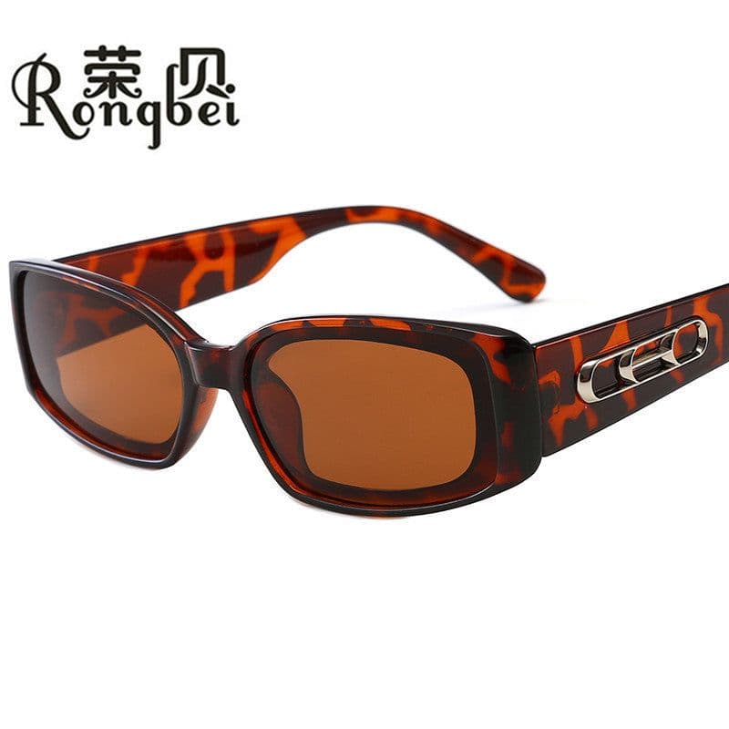 image-Personalized new small frame sunglasses, European and American atmosphere, cool trend, street shooting, plastic frame glasses sunglasses 6920