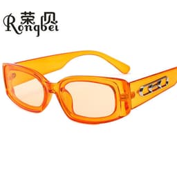 image-Personalized new small frame sunglasses, European and American atmosphere, cool trend, street shooting, plastic frame glasses sunglasses 6920