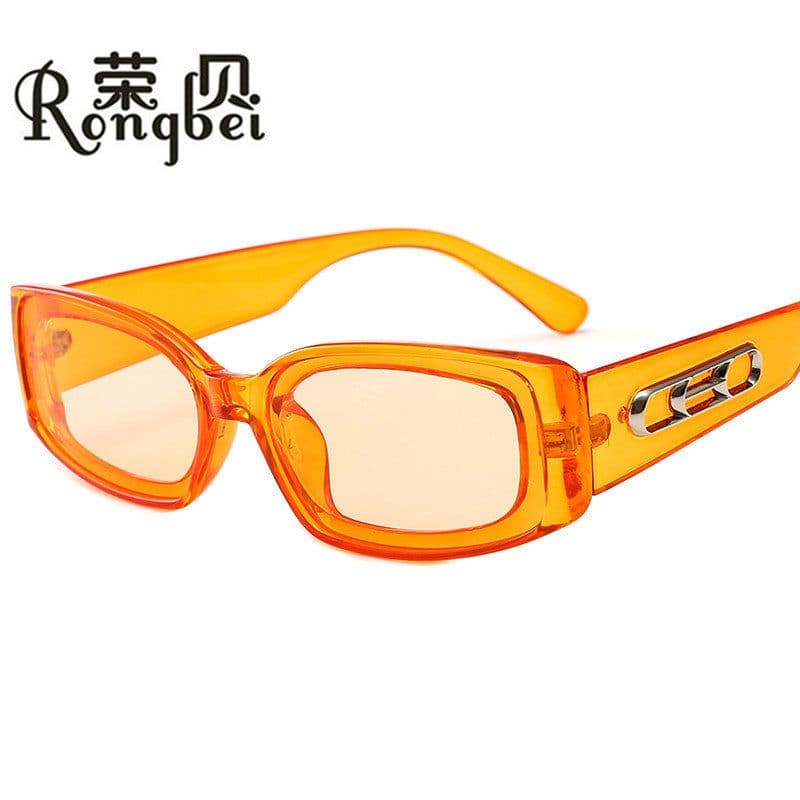 image-Personalized new small frame sunglasses, European and American atmosphere, cool trend, street shooting, plastic frame glasses sunglasses 6920