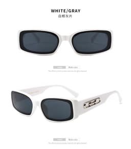 image-Personalized new small frame sunglasses, European and American atmosphere, cool trend, street shooting, plastic frame glasses sunglasses 6920