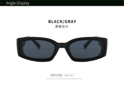 image-Personalized new small frame sunglasses, European and American atmosphere, cool trend, street shooting, plastic frame glasses sunglasses 6920