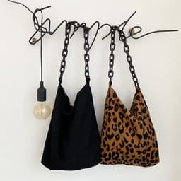 image-New Japan and South Korea corduroy bag environmental protection art shopping bag women's shoulder zipper cloth bag cross-border e-commerce explosion