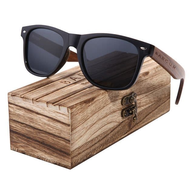image-Sunlasses Wood Polarized Sun lasses for Men Wooden women