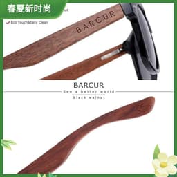 image-Sunlasses Wood Polarized Sun lasses for Men Wooden women
