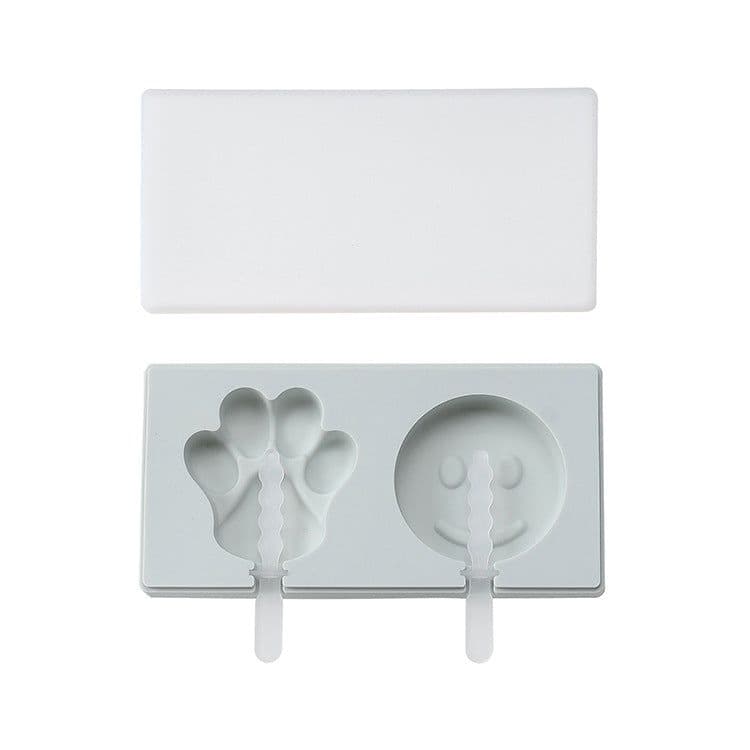 image-Spot Siamese Ice Cream Mold with Cover Silicone Ice Cream Stick Ice Mold Homemade DIY DIY Ice Cream Mould