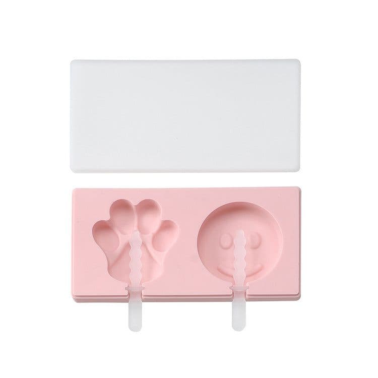 image-Spot Siamese Ice Cream Mold with Cover Silicone Ice Cream Stick Ice Mold Homemade DIY DIY Ice Cream Mould
